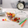 Dove Glass Bowl, Candy Bowl, Food Storage Container - CRYSTALIA GLASS